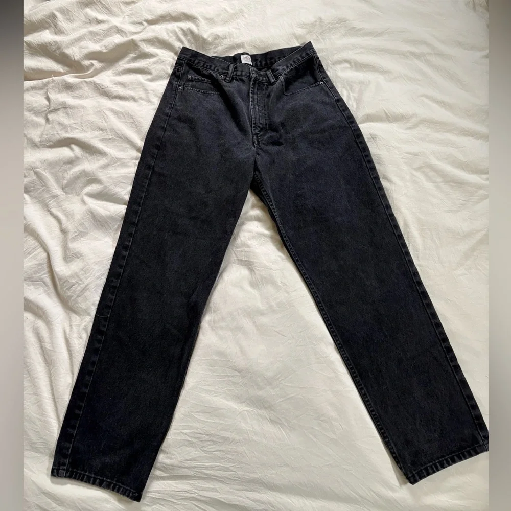 Vintage Cherokee Black Straight Leg Jeans size 33x30 - Picture 1 of 5